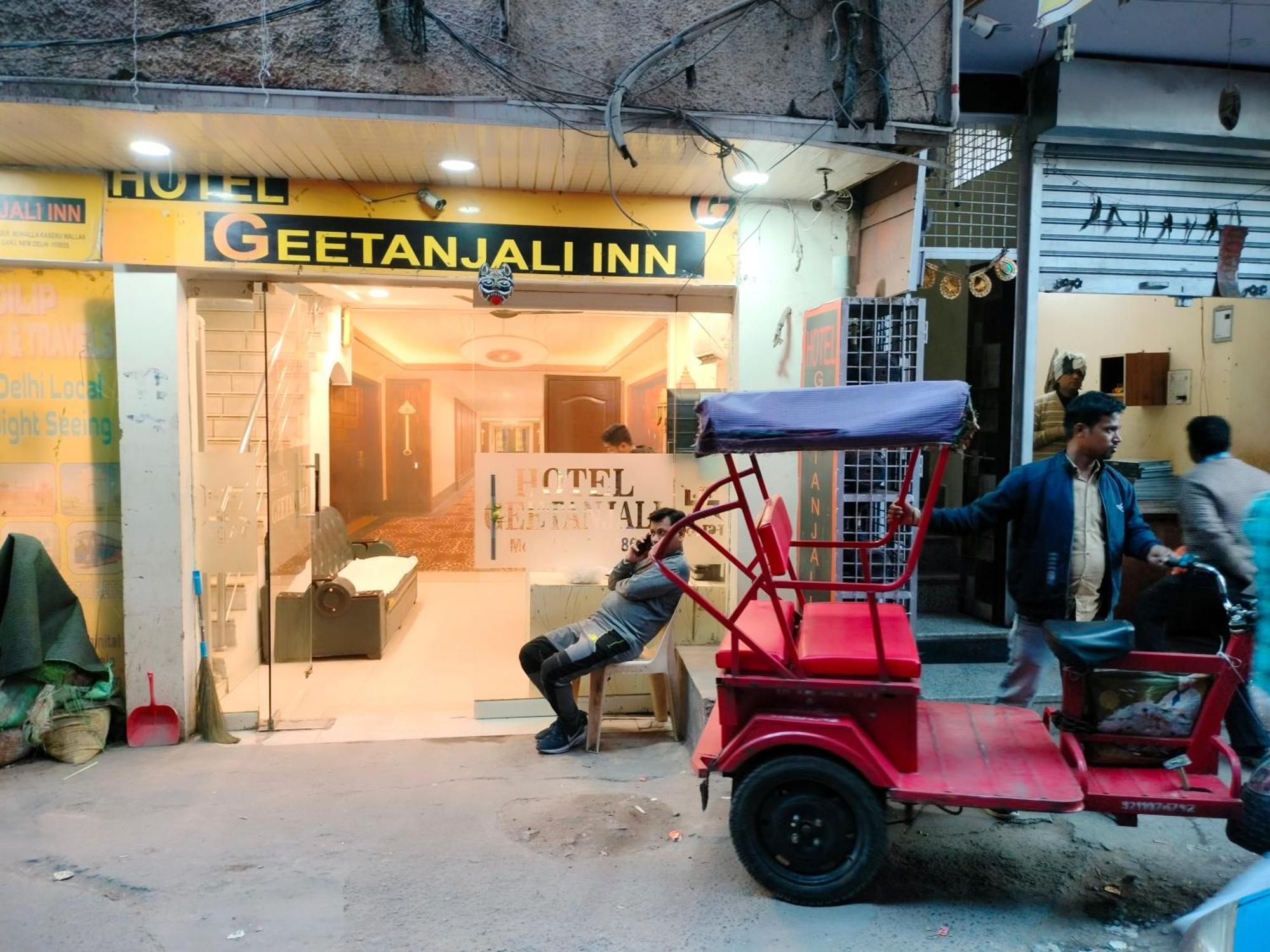 Hotel Geetanjali Inn ニューデリー エクステリア 写真